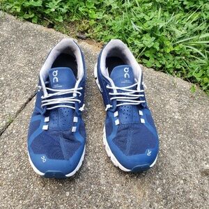 On Running Women's Blue Athletic Shoes with White Accents